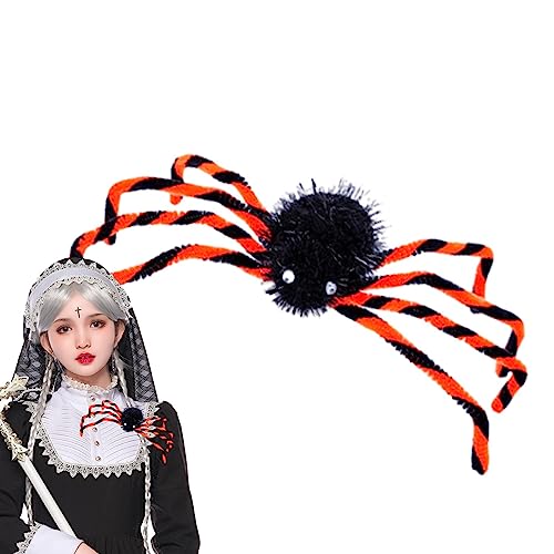 NEFLUM Spinnenzubehör für Halloween, Halloween-Spinnen-Stirnband für Streich, schreckliche Spinnenform, Zubehör für Kleidung, Dekorationen, Spielrequisiten, kreative Geschenke von NEFLUM