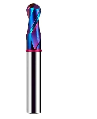 TGP-HRC70 2F Farbkreis-Schaftfräser, Blaue Nano-Beschichtung, Wolframstahl-Hartmetall-Fräser Für Mechanische CNC-Schaftfräser,R2x8x4Dx50L TGP-HRC70 2F Farbkreis-Schaftfräser, Blaue Nano-Beschichtung, Wolframstahl-Hartmetall-Fräser Für Mechanische CNC-Schaftfräser,R2x8x4Dx50L von NEFLUM