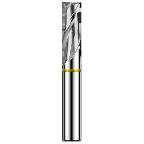 TGY-HRC55 2-Flöten-Farbkreis-Flachschaftfräser Wolframstahlkarbid Für Aluminu-Fräser CNC-Machin-Schaftfräser-Werkzeuge,18x40Cx18Tx100L von NEFLUM
