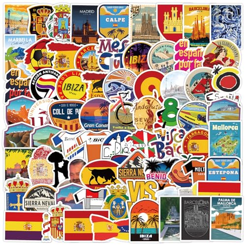 100 Stück Sport Fußball Aufkleber, Fußball Club Sticker Set, Fußball World Cup Match Decals für Koffer Snowboards Laptops Gitarren von NEITWAY