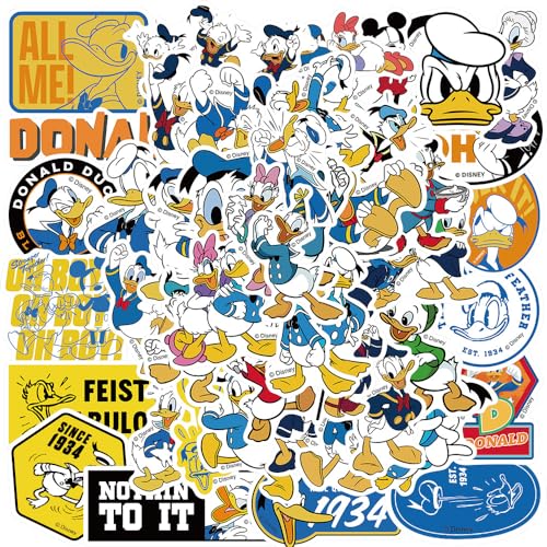 Niedliche Cartoon-Aufkleber, 50 Stück, Donald-Duck-Themen-Aufkleber, schöne Cartoon-Vinyl-Aufkleber, wasserdichte Aufkleber für Laptop, Gepäck, Skateboard, Teenager, Kinder Niedliche Cartoon-Aufkleber, 50 Stück, Donald-Duck-Themen-Aufkleber, schöne Cartoon-Vinyl-Aufkleber, wasserdichte Aufkleber für Laptop, Gepäck, Skateboard, Teenager, Kinder von NEITWAY