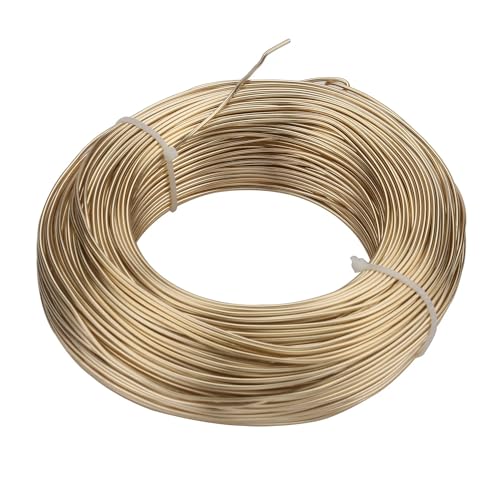 Aluminiumdraht, Stärke 1 mm - 3 mm, 15 Farben, Edelstahl, Handwerk, flexibler Draht, künstlerisch, Perlen, Schnur für Schmuckherstellung, Zubehör (Farbe: Roségold, Größe: 1. Aluminiumdraht, Stärke 1 mm - 3 mm, 15 Farben, Edelstahl, Handwerk, flexibler Draht, künstlerisch, Perlen, Schnur für Schmuckherstellung, Zubehör (Farbe: Roségold, Größe: 1. von NEMAA