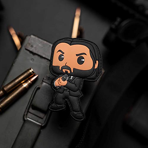 NEO Tactical Gear John Wick PVC Rubber Moral Patch - Haken Rückseite mit Schlaufenbefestigungsstück, das aufgenäht werden kann NEO Tactical Gear John Wick PVC Rubber Moral Patch - Haken Rückseite mit Schlaufenbefestigungsstück, das aufgenäht werden kann von NEO Tactical Gear