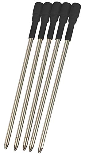 5 x Kugelschreiber mit einer Länge von 8,1 cm. (5 x SCHWARZE TINTE) von NEO+