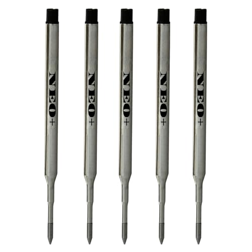 Mit dem Kugelschreiber Sheaffer K kompatible Nachfüllminen. Kugelschreiberminen, mittlere Spitze, 5 x schwarze Tinte. Mit dem Kugelschreiber Sheaffer K kompatible Nachfüllminen. Kugelschreiberminen, mittlere Spitze, 5 x schwarze Tinte. von NEO+