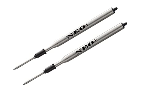 NEO+ Kugelschreiberminen kompatibel mit Lamy Kugelschreibern, 2 Stück schwarze Tinte NEO+ Kugelschreiberminen kompatibel mit Lamy Kugelschreibern, 2 Stück schwarze Tinte von NEO+