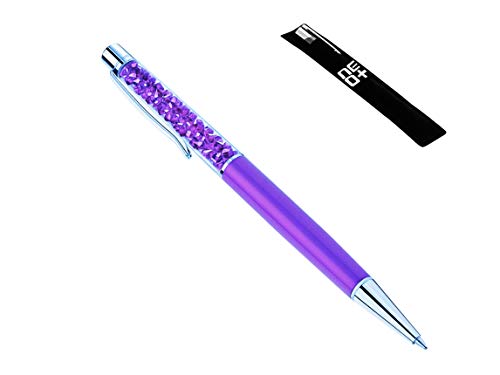 Qualität Kugelschreiber mit Swarovski-Kristallen, inklusive 1 Minen und Stifttasche - DUNKEL VIOLETT Qualität Kugelschreiber mit Swarovski-Kristallen, inklusive 1 Minen und Stifttasche - DUNKEL VIOLETT von NEO+