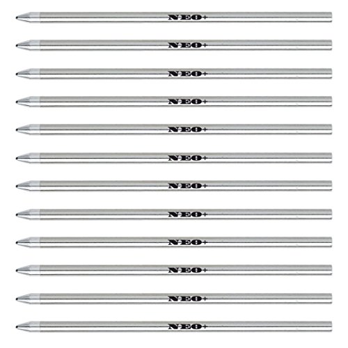 NEO+ SmartPen Livescribe 3 kompatible Kugelschreiber Füllungen 67 mm Länge, D1. Schwarze, blaue oder rote Tinte. (12 x blaue Tinte) von NEO+