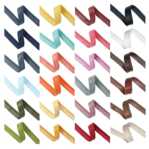 Neotrims Kunstleder-Paspelband, Einführschnur, starkes geschmeidiges Gefühl für Bekleidung, Heimtextilien und Polster, nicht dehnbar, 15 mm, 25 natürliche Farben, Beige, Muster 10 cm Neotrims Kunstleder-Paspelband, Einführschnur, starkes geschmeidiges Gefühl für Bekleidung, Heimtextilien und Polster, nicht dehnbar, 15 mm, 25 natürliche Farben, Beige, Muster 10 cm von NEOTRIMS