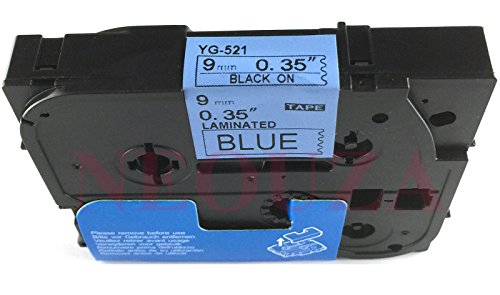 NEOUZA Compatible for Brother P-touch TZe Tz Black on Blue label tape 6mm 9mm 12mm 18mm 24mm 36mm all size(TZe-521 9mm) von NEOUZA