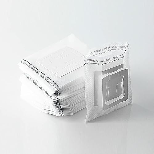 NEOUZA Pour Over Coffee Filter Papiertüte zum Aufhängen von Ohren, Kaffee, 50 Stück, perfekt für Reisen, Camping, Zuhause, Büro (50 Stück) von NEOUZA