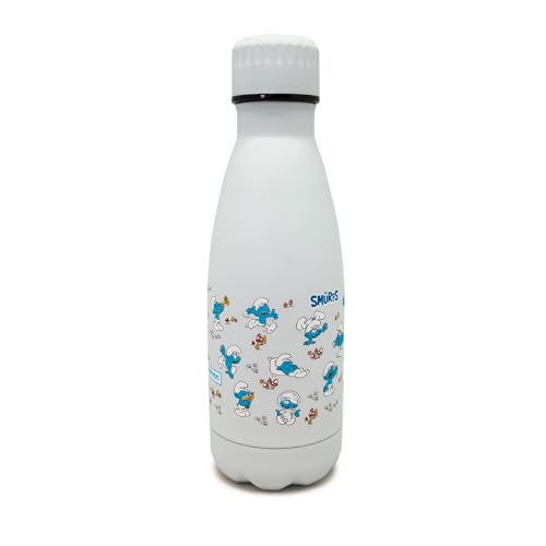 NERTHUS Thermosflasche PITUFOS aus Edelstahl - Blaue Charaktere, 350 ml, Doppelwandig. NERTHUS Thermosflasche PITUFOS aus Edelstahl - Blaue Charaktere, 350 ml, Doppelwandig. von NERTHUS