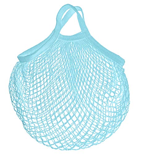 NERTHUS Wiederverwendbare Einkaufstasche aus Netzstoff, Blau von NERTHUS