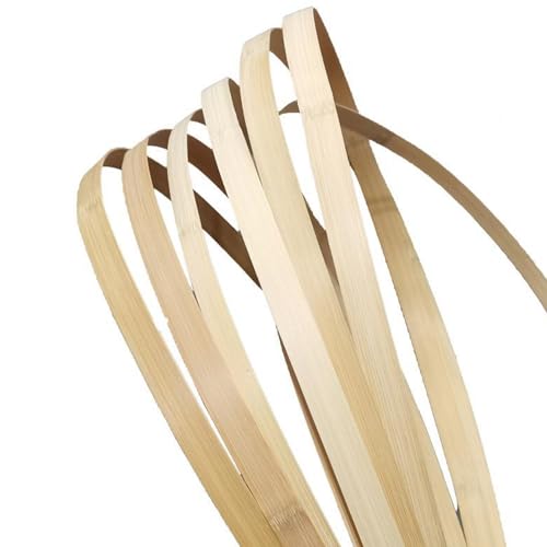 Bambusstreifen Zum Weben Handgefertigte Materialien, Weicher Bambus, Bambuskorb Webstreifen Multifunktional, Flache Gurtband DIY Handwerk Dekorative Körbe, Handdekor Stuhl Cane (3m Länge 7 Streifen) ( Bambusstreifen Zum Weben Handgefertigte Materialien, Weicher Bambus, Bambuskorb Webstreifen Multifunktional, Flache Gurtband DIY Handwerk Dekorative Körbe, Handdekor Stuhl Cane (3m Länge 7 Streifen) ( von NESLAY