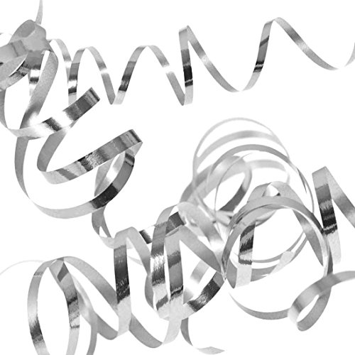 NET TOYS 3 Set Luftschlangen Sparpack Papierschlangen Silber metallic Party Streamers Silvester Deko NET TOYS 3 Set Luftschlangen Sparpack Papierschlangen Silber metallic Party Streamers Silvester Deko von NET TOYS