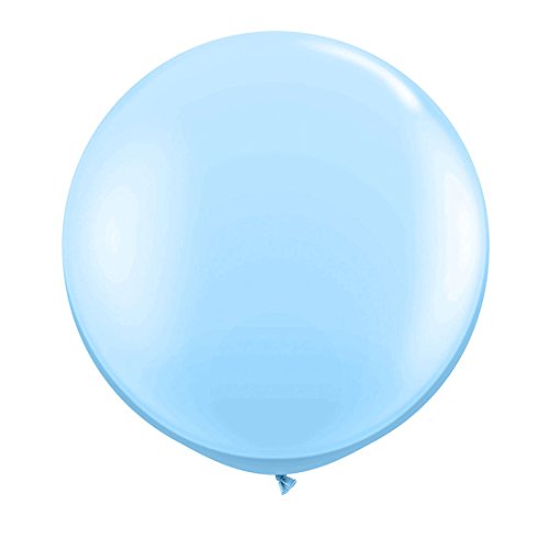 NET TOYS Riesen Luftballon 90 cm Riesenballon hellblau Riesenluftballons Große Luftballons von NET TOYS