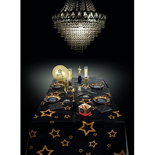 NET TOYS Tischdecke mit Sternen Tischtuch Stars und Sternchen 130 x 180 cm Tischdeko VIP Party Weihnachtstischdecke NET TOYS Tischdecke mit Sternen Tischtuch Stars und Sternchen 130 x 180 cm Tischdeko VIP Party Weihnachtstischdecke von NET TOYS