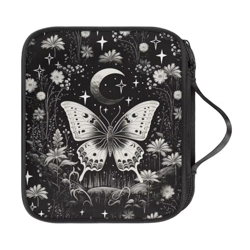 Black Moon Häkelnadeletui mit Griff, Organizer mit Reißverschluss und Netztaschen für verschiedene Häkelnadeln und Strickzubehör Black Moon Häkelnadeletui mit Griff, Organizer mit Reißverschluss und Netztaschen für verschiedene Häkelnadeln und Strickzubehör von NETILGEN
