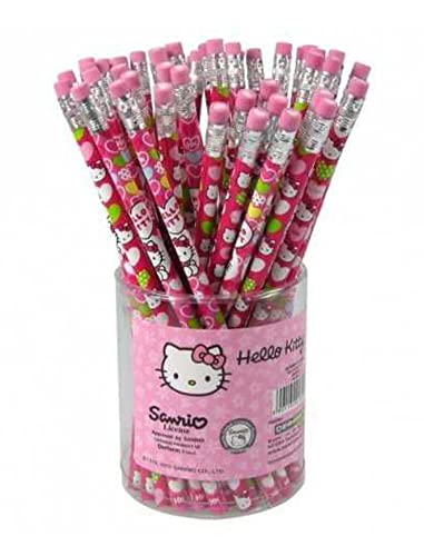 NEU Hello Kitty Bleistifte mit Radiergummi 16 teiliges Set Mitgebsel von NEU