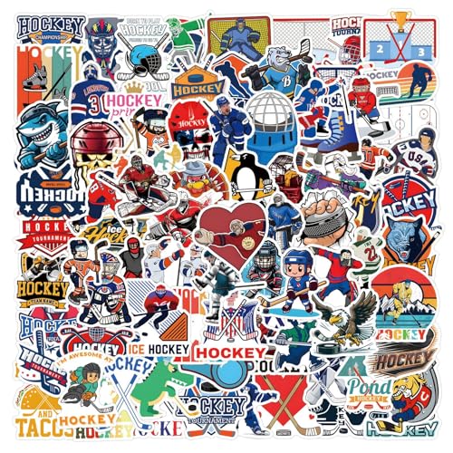 100 Stück Hockey Puck Aufkleber, Ice Hockey Stickers, Vinyl Wasserdichte Graffiti Aufkleber für Skateboard Auto Laptop Gitarre, Jugendliche Kinder 100 Stück Hockey Puck Aufkleber, Ice Hockey Stickers, Vinyl Wasserdichte Graffiti Aufkleber für Skateboard Auto Laptop Gitarre, Jugendliche Kinder von NEULEBEN