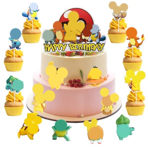 33 PCS Tortendeko Geburtstag Kinder,Tortendeko Figuren,Kuchen Deko,Happy Birthday Cake Topper Cupcake,Tortendekoration Kinder für Jungen/Mädchen 33 PCS Tortendeko Geburtstag Kinder,Tortendeko Figuren,Kuchen Deko,Happy Birthday Cake Topper Cupcake,Tortendekoration Kinder für Jungen/Mädchen von NEUNEL