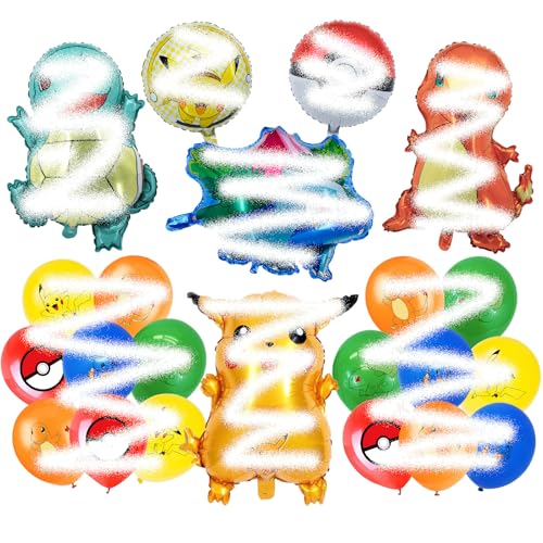 Party Set Kindergeburtstag, 21 PCS Luftballons Kindergeburtstag, Geburtstagsdeko Kinder mit Latex Luftballons, Folienballons, Ballon Geburtstag für Jungen und Mädchen Party Set Kindergeburtstag, 21 PCS Luftballons Kindergeburtstag, Geburtstagsdeko Kinder mit Latex Luftballons, Folienballons, Ballon Geburtstag für Jungen und Mädchen von NEUNEL