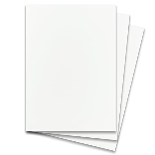 20 Stück DIN A4 Karton mit Leinenstruktur - Farbe: Weiss - 29,7 x 21 cm - 250 Gramm pro m² - Einzelkarte ohne Falz - Ideal zum Basteln, Scrapbooking, Grußkarte von NEUSER PAPIER