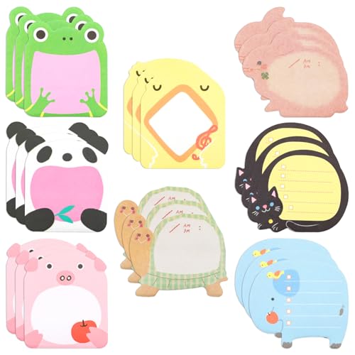 NEUTYPECHIC 24 Stück Haftnotizen Klebezettel, Haftnotizen Lustig mit 8 Tiere zur Auswahl, 8×5.4CM Haftnotizen Kinder, Notizblock Kinder 20 Blatt pro Buch für Kühlschranknotizen, Kinder, Studenten NEUTYPECHIC 24 Stück Haftnotizen Klebezettel, Haftnotizen Lustig mit 8 Tiere zur Auswahl, 8×5.4CM Haftnotizen Kinder, Notizblock Kinder 20 Blatt pro Buch für Kühlschranknotizen, Kinder, Studenten von NEUTYPECHIC