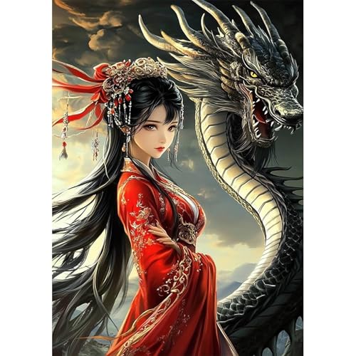 NEWENMO DIY Chinesischer Stil Diamant Painting Bastelset,Drache Diamond Painting Bilder für Erwachsene,5D Diamant Malerei Set Erwachsene,für AnfäNger Hausgeschenk Familie Deko Geschenk-30x40cm NEWENMO DIY Chinesischer Stil Diamant Painting Bastelset,Drache Diamond Painting Bilder für Erwachsene,5D Diamant Malerei Set Erwachsene,für AnfäNger Hausgeschenk Familie Deko Geschenk-30x40cm von NEWENMO