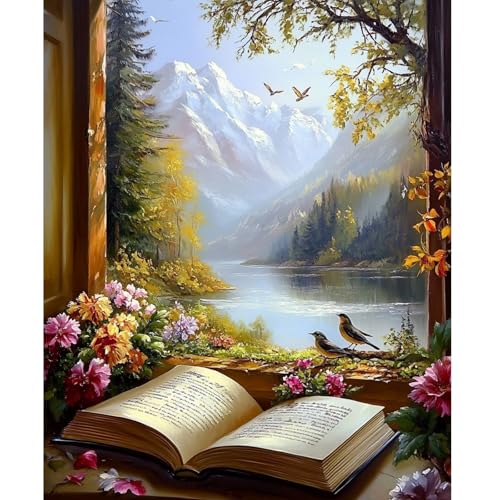 NEWENMO DIY Schöne Landschaft Malen Nach Zahlen Erwachsene,Landschaftsmalerei Paint by Numbers,Malen Nach Zahlen Kits,DIY Handgemalt Ölgemälde Set mit Pinseln und Acrylfarben,für Home Decor 40x50cm NEWENMO DIY Schöne Landschaft Malen Nach Zahlen Erwachsene,Landschaftsmalerei Paint by Numbers,Malen Nach Zahlen Kits,DIY Handgemalt Ölgemälde Set mit Pinseln und Acrylfarben,für Home Decor 40x50cm von NEWENMO