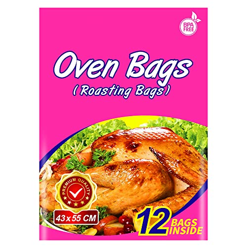 NEWKOBAG 12 x Bratbeutel Truthahngröße, BPA-frei, PET-Beutel, Kordelzug, 43 x 55 cm, Mikrowellengeeignet, 5 kg Fassungsvermögen, für Truthahn, Huhn, Fisch, Gemüse NEWKOBAG 12 x Bratbeutel Truthahngröße, BPA-frei, PET-Beutel, Kordelzug, 43 x 55 cm, Mikrowellengeeignet, 5 kg Fassungsvermögen, für Truthahn, Huhn, Fisch, Gemüse von NEWKOBAG