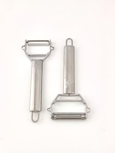 NEWLINE NY Premium-Gemüseschäler, 2 Größen, Edelstahl, hocheffizient, 2er-Pack NEWLINE NY Premium-Gemüseschäler, 2 Größen, Edelstahl, hocheffizient, 2er-Pack von NEWLINE NY