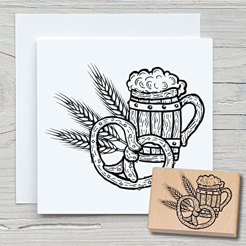 NEWSTAMPS Stempel Bier und Brezel Motivstempel groß aus Holz & Gummi zum Karten und Geschenke basteln, Holzstempel für Feiern, Bayern, Deutschland, Scrapbook, Textilstempel, Deko, Kinder NEWSTAMPS Stempel Bier und Brezel Motivstempel groß aus Holz & Gummi zum Karten und Geschenke basteln, Holzstempel für Feiern, Bayern, Deutschland, Scrapbook, Textilstempel, Deko, Kinder von NEWSTAMPS DIE STEMPELMACHER
