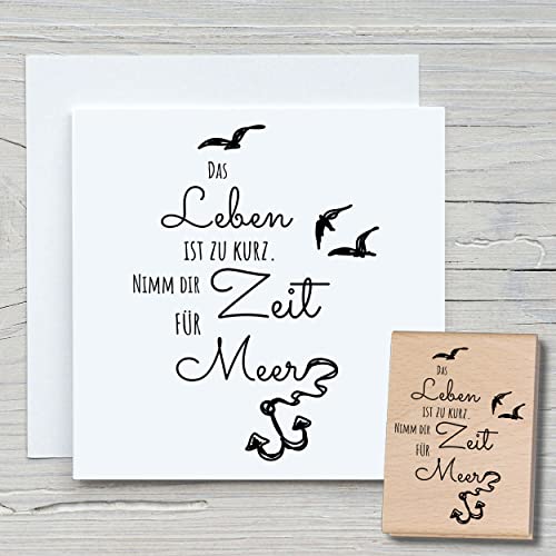 NEWSTAMPS Stempel Das Leben ist zu kurz Motivstempel groß aus Holz & Gummi zum Karten basteln, Holzstempel, Sprüche, Spruchstempel, Textstempel, Schrift, Scrapbook, Textilstempel, Deko NEWSTAMPS Stempel Das Leben ist zu kurz Motivstempel groß aus Holz & Gummi zum Karten basteln, Holzstempel, Sprüche, Spruchstempel, Textstempel, Schrift, Scrapbook, Textilstempel, Deko von NEWSTAMPS DIE STEMPELMACHER