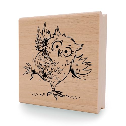 NEWSTAMPS Stempel Else Motivstempel groß aus Holz & Gummi zum Karten und Geschenke basteln, Holzstempel für Tiere, Eule, Tierstempel, Scrapbook, Textilstempel, Deko, Kinder NEWSTAMPS Stempel Else Motivstempel groß aus Holz & Gummi zum Karten und Geschenke basteln, Holzstempel für Tiere, Eule, Tierstempel, Scrapbook, Textilstempel, Deko, Kinder von NEWSTAMPS DIE STEMPELMACHER