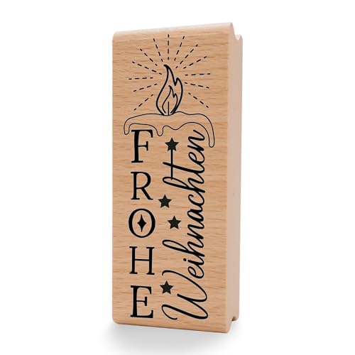 NEWSTAMPS Stempel Kerze Schrift Motivstempel aus Holz & Gummi zum Karten und Geschenke basteln, Holzstempel für Weihnachten, Weihnachtskarte, Advent, Scrapbook, Textilstempel, Deko, Freunde NEWSTAMPS Stempel Kerze Schrift Motivstempel aus Holz & Gummi zum Karten und Geschenke basteln, Holzstempel für Weihnachten, Weihnachtskarte, Advent, Scrapbook, Textilstempel, Deko, Freunde von NEWSTAMPS DIE STEMPELMACHER