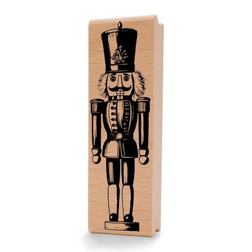 NEWSTAMPS Stempel Nussknacker einzeln Motivstempel aus Holz & Gummi zum Karten und Geschenke basteln, Holzstempel für Weihnachten, Weihnachtskarte, Advent, Scrapbook, Textilstempel, Deko, Freunde NEWSTAMPS Stempel Nussknacker einzeln Motivstempel aus Holz & Gummi zum Karten und Geschenke basteln, Holzstempel für Weihnachten, Weihnachtskarte, Advent, Scrapbook, Textilstempel, Deko, Freunde von NEWSTAMPS DIE STEMPELMACHER
