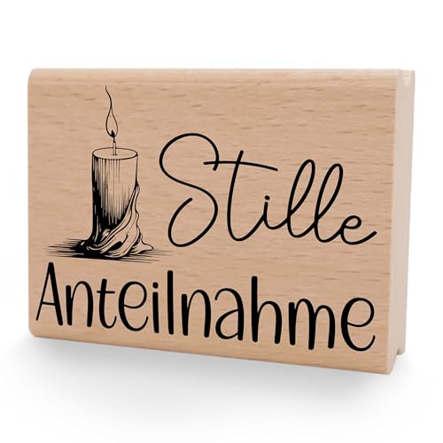 NEWSTAMPS Stempel Stille Anteilnahme Motivstempel aus Holz & Gummi zum Karten und Geschenke basteln, Holzstempel für Trauer, Spruchstempel, Textstempel, Beisetzung, Scrapbook, Textilstempel, Deko NEWSTAMPS Stempel Stille Anteilnahme Motivstempel aus Holz & Gummi zum Karten und Geschenke basteln, Holzstempel für Trauer, Spruchstempel, Textstempel, Beisetzung, Scrapbook, Textilstempel, Deko von NEWSTAMPS DIE STEMPELMACHER