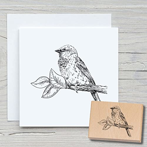 NEWSTAMPS Stempel Vogel Motivstempel aus Holz & Gummi zum Karten basteln, Holzstempel, Tiere, Tierstempel, Scrapbook, Textilstempel, Deko, Kinder NEWSTAMPS Stempel Vogel Motivstempel aus Holz & Gummi zum Karten basteln, Holzstempel, Tiere, Tierstempel, Scrapbook, Textilstempel, Deko, Kinder von NEWSTAMPS DIE STEMPELMACHER