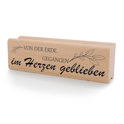NEWSTAMPS Stempel Von der Erde für alles Motivstempel aus Holz & Gummi zum Karten und Geschenke basteln, Holzstempel für Trauer, Sprüche, Spruchstempel, Schrift, Scrapbook, Textilstempel, Deko NEWSTAMPS Stempel Von der Erde für alles Motivstempel aus Holz & Gummi zum Karten und Geschenke basteln, Holzstempel für Trauer, Sprüche, Spruchstempel, Schrift, Scrapbook, Textilstempel, Deko von NEWSTAMPS DIE STEMPELMACHER