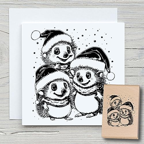 NEWSTAMPS Stempel Weihnachtsigel Motivstempel aus Holz & Gummi zum Karten und Geschenke basteln, Holzstempel für Weihnachten, Weihnachtskarte, Advent, Scrapbook, Textilstempel, Deko, Freunde NEWSTAMPS Stempel Weihnachtsigel Motivstempel aus Holz & Gummi zum Karten und Geschenke basteln, Holzstempel für Weihnachten, Weihnachtskarte, Advent, Scrapbook, Textilstempel, Deko, Freunde von NEWSTAMPS DIE STEMPELMACHER