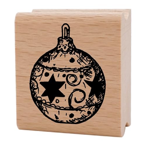 NEWSTAMPS Stempel Weihnachtskugel filigran Motivstempel aus Holz & Gummi zum Karten und Geschenke basteln, Holzstempel für Weihnachten, Weihnachtskarte, Advent, Scrapbook, Textilstempel, Deko, Freunde NEWSTAMPS Stempel Weihnachtskugel filigran Motivstempel aus Holz & Gummi zum Karten und Geschenke basteln, Holzstempel für Weihnachten, Weihnachtskarte, Advent, Scrapbook, Textilstempel, Deko, Freunde von NEWSTAMPS DIE STEMPELMACHER