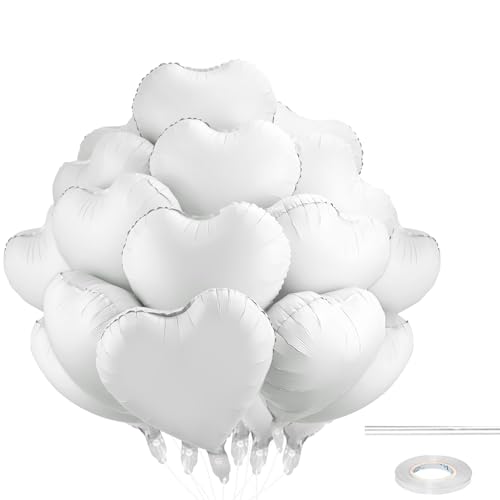 20 Stück Reinweiß Herzballons Valentinstag 18 Zoll Herzform Heliumballons,Herz Luftballons,Braune Aprikose Love Luftballons,Herz Luftballon,Herzluftballons Helium Geeignet für Hochzeit 20 Stück Reinweiß Herzballons Valentinstag 18 Zoll Herzform Heliumballons,Herz Luftballons,Braune Aprikose Love Luftballons,Herz Luftballon,Herzluftballons Helium Geeignet für Hochzeit von NEWUPZSI