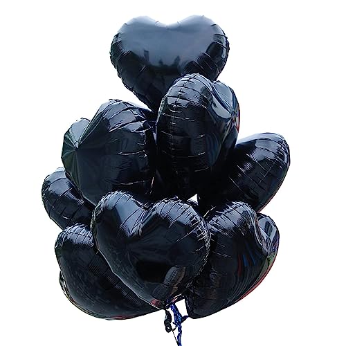 20 Stück schwarz Herzballons Valentinstag 18 Zoll Herzform Heliumballons,Herz Luftballons,Braune Aprikose Love Luftballons,Herz Luftballon 20 Stück schwarz Herzballons Valentinstag 18 Zoll Herzform Heliumballons,Herz Luftballons,Braune Aprikose Love Luftballons,Herz Luftballon von NEWUPZSI