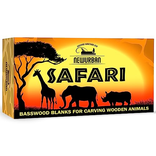Rohlinge aus Lindenholz zum Schnitzen von Holztieren – Schnitzset mit Nashorn Giraffe Elefant – Holzschnitzset für Anfänger – Linden-Holzbearbeitungsset für Kinder, Erwachsene – 3 unfertige Holzblöcke Rohlinge aus Lindenholz zum Schnitzen von Holztieren – Schnitzset mit Nashorn Giraffe Elefant – Holzschnitzset für Anfänger – Linden-Holzbearbeitungsset für Kinder, Erwachsene – 3 unfertige Holzblöcke von NEWURBAN