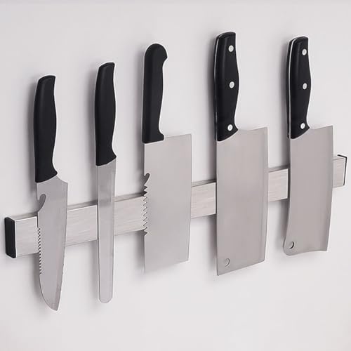 NEXROLA Magnetleiste Messer 30cm - Messer Magnetleiste aus Edelstahl, Superstark Magnetisch, Kein Bohren Erforderlich mit Selbstklebend, Messerhalter Magnetisch für Küchenmesser, Metallwerkzeuge NEXROLA Magnetleiste Messer 30cm - Messer Magnetleiste aus Edelstahl, Superstark Magnetisch, Kein Bohren Erforderlich mit Selbstklebend, Messerhalter Magnetisch für Küchenmesser, Metallwerkzeuge von NEXROLA