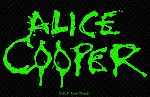 ALICE COOPER, Logo - Patch Aufnäher von Razamataz