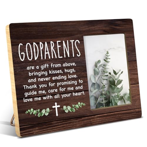 NGAEAK Holz-Bilderrahmen für Paten, Andenken für Paten, Dankeschön, Paten, Geschenke von Patenkind, beste Patengeschenke für Taufe, Displayfoto 10,2 x 15,2 cm NGAEAK Holz-Bilderrahmen für Paten, Andenken für Paten, Dankeschön, Paten, Geschenke von Patenkind, beste Patengeschenke für Taufe, Displayfoto 10,2 x 15,2 cm von NGAEAK