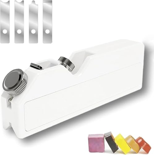 NGARY DIY-Set Zum Schneiden Handgefertigter Seifen, Werkzeug Zum Trimmen Von Seifenkanten Mit 4 Stylingmessern, Für Handgefertigte Seifen, Bastelseifenherstellung, Trimmen Und Abschrägen von NGARY