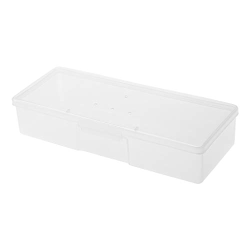 Transparente leere Nagelaufbewahrungsbox, Maniküre-Werkzeug-Organizer für Koffer, Pinsel von NGCG